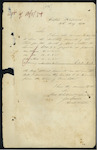 James Lowrie, Coast Waiter, Kaipara - Monthly Accounts for April - forwarding