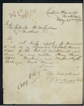 J M Niccol, Auckland - Custom House Agent - application for licence to act at Auckland. Henry Bruce Morton and Donald Hugh McKenzie, Master Mariner, to be sureties