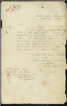 James Lowrie, Harbour Master, Kaipara - Robinson Captain of "Albion" - Lowrie asks for depositions of the evidence given