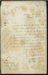 William Seed, Secretary and Inspector of Customs, Wellington - Thomas Macky - approval for basement floor of his premises to be used as a Bonding Warehouse