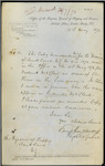 Office of Registrar General of Shipping and Seamen, London - "Marmion" - Frederick McCleod given as owner. On previous form, owner is Roderick McCleod - please amend [McLeod]