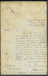 William Seed, Secretary and Inspector of Customs, Wellington - Henry Dalton and James and John Holmes - approval for proceedings against for breach of Steam Navigation Act