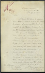 H R Aubrey, Collector of Customs, Whangarei - "Ann McLeod", built at Whangarei Heads, owner George McLeod - to be taken to Auckland for registration
