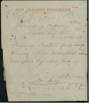 Henry S McKellar, for Secretary and Inspector, Customs and Marine Department, Wellington - Naval Training School - inform Breton that 5 boys are coming from Dunedin Industrial School per "Lady Bird"