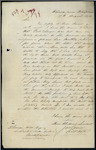 James Lowrie, Coast Waiter, Kaipara - "Mary Webster" - explanation re payment of port charges