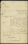 William Seed, Secretary, Marine Branch, Wellington - "Lady Franklin" forwarding Pilotage Exemption Certificate in favour of Winthorp Ellis, Master
