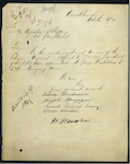 Adam Henderson, Joseph Spraggon, Samuel Richard Savoury and George Winstone, and W Winstone - Owners, Auckland - George Winstone, appointed Managing Owner of Schooner "Onward"