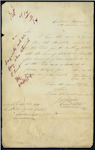 James Lowrie, Coast Waiter, Kaipara - Accounts forwarding for month of October