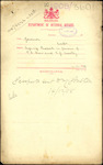 [Passports for Henry Thomas Bertie Drew and Edward George [George Edward] Woolley]
