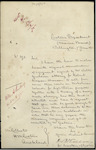 Henry S McKellar, for Secretary, Marine Branch, Wellington - Robert Simpson Thomson - re sale of land at Motu Hinau Island for lighthouse purposes. Walter Grahame, signed memorandum as his Attorney