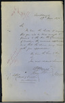 F B Barnes and Henry Pope, Tide Waiters, Customs Office, Auckland - Application - to be forwarded to the Commissioner