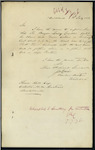 James Lowrie, Coast Waiter, Kaipara - "Lady Franklin" barque - reporting being driven ashore off Pouto Point