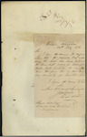 James Lowrie, Coast Waiter, Kaipara - Seal and Ships Papers left on board "Roseneath" Barque - have been returned