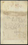 Henry S McKellar, for Secretary and Inspector, Customs and Marine Department, Wellington - T N Baker - First Mate Certificate to be issued - clear him in that capacity
