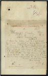 [1] Henry S McKellar, for Secretary and Inspector, Customs and Marine Department, Wellington - "Vibilia" - make complaint to Governor and consult Crown Solicitor. Captain Clayton - prepare form of appointment for as Surveyor - instructions; [2] John Frederick Henderson, Steward "Vibilia" at Auckland - - letter to Governor re voyage of vessel and conduct of Hugh Smith Barry Ratsey, Master; [3] James Matthews, Seaman "Vibilia" at Auckland - protest against going on board the vessel