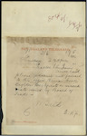 William Seed, Secretary and Inspector of Customs, Wellington - Thomas Cook Bayldon - secure and forward 2nd Mate Certificate issued by Board of Trade