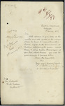 Henry S McKellar, Inspector, Customs Department, Wellington - E G R Ford of Russell - forwarding licence to act as Custom House Agent at Auckland