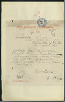 William Seed, Secretary and Inspector of Customs, Wellington - Cape Maria Van Diemen Lighthouse - 53 packages on "Sunbeam" insured with South British - reissue for a year