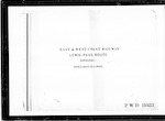 East and West Coast Rly [Railway], Lewis Pass Route, division 1 plan and section of line, commencement of East and W [West] Coast Rly [Railway] 0 miles to 5 miles, A.D. Austin, Ch Ch [Christchurch], scale 3 chains and 30 feet to 1 inch, plans sheets 1 to 5