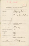 Edgar Henry Pavilt - Naval and Military and Local Forces Land Claims Commission, Claim to Grant of Land or Remission of Purchase Money