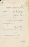 John Jackson - Naval and Military and Local Forces Land Claims Commission, Claim to Grant of Land or Remission of Purchase Money