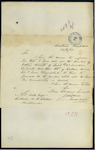 James Lowrie, Coast Waiter, Kaipara - Bissett, Captain - "Sarah Pile" - asking for number of his Pilotage Exemption Certificate