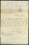 James Lowrie, Coast Waiter, Kaipara - Custom House (new) - re keys, and his use of the office apartment