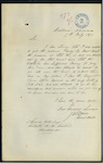 James Lowrie, Coast Waiter, Kaipara - "Prince Alfred" Brigantine - reporting aground on reef at Toka Toka - Port Dues - reporting that many captains do not have sufficient money to pay their Dues