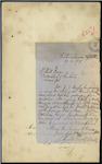 Charles Warde, Customs Officer, Lyttelton - G J Hughes, crew member of "Maud Graham" - forwarding his Mate's Certificate, left behind at Lyttelton