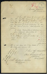 James Lowrie, Coast Waiter, Kaipara - Accounts - forwarding for month of October