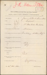 James Albert Hamilton - Naval and Military and Local Forces Land Claims Commission, Claim to Grant of Land or Remission of Purchase Money