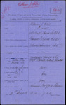 William J. Ellis - Naval and Military and Local Forces Land Claims Commission, Claim to Grant of Land or Remission of Purchase Money