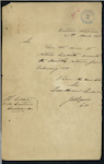 James Lowrie, Coast Waiter, Kaipara - Monthly Return - returned, corrected