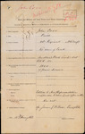 John Corr - Naval and Military and Local Forces Land Claims Commission, Claim to Grant of Land or Remission of Purchase Money