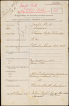 John Bell for Joseph Bell - Naval and Military and Local Forces Land Claims Commission, Claim to Grant of Land or Remission of Purchase Money