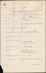 John Ferguson  - Naval and Military and Local Forces Land Claims Commission, Claim to Grant of Land or Remission of Purchase Money