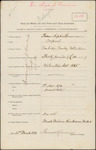 Thomas Shepherd Runciman - Naval and Military and Local Forces Land Claims Commission, Claim to Grant of Land or Remission of Purchase Money