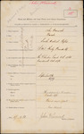 John Warnock - Naval and Military and Local Forces Land Claims Commission, Claim to Grant of Land or Remission of Purchase Money