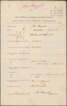John Maxwell - Naval and Military and Local Forces Land Claims Commission, Claim to Grant of Land or Remission of Purchase Money