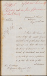 From: George Grey, Governor in Chief, Wellington To: Robert Henry Wynyard, Lieutenant Governor Date: 11 September 1851 Subject: Respecting rise in price of provisions of Auckland