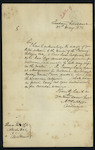 Alfred Peter Ratcliffe, Coast Waiter, Whangaroa - "Fanny" - report re Master holding only a Coast Trade Certificate when he left for Melbourne