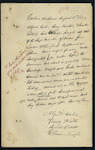 Alfred Cale, Henry Martin, William Neagle, Charles Pickett, Seamen "Minister of Marine" - reporting unsatisfactory conditions on board; Lushington Goodwin, Steward - re provisions on board