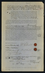 Custom House, London - "Famenoth" - forwarding Bond. William Cowan Auld, Master and William Tucker Weekes, Barbican, Plymouth, Ship Agent
