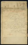Lewis H B Wilson, for Secretary, Marine Branch, Wellington - "Hinemoa" will go to Cape Maria - warn keepers' agents - instructions