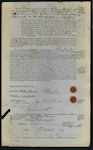 Custom House, London - "Waikato" - forwarding Bond. William Worster, Master and William Tucker Weekes of Barbican, Plymouth, Ship Agent