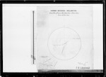 Wellington Harbour Defences, Palmer Head, contour plan of proposed new site for gun, Palmer Head, H Patterson and W.S. King, scale 20 feet to 1 inch, one drawing (in duplicate) and one field book 22362