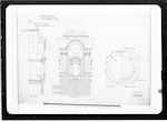 Westport Post Office, No. 1 ground and 1st floor plan, No. 2 foundtn [foundation] and blk [block] plan and section, No. 3 elevn [elevation] and section, No. 4 elevn [elevation] and section, No. 5 elevn [elevation] and section, Westport, John Anderson, scale 8 feet to 1 inch, 5 helios [heliographs] and specification