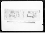 Westport Post Office, No. 1 ground and 1st floor plan, No. 2 foundtn [foundation] and blk [block] plan and section, No. 3 elevn [elevation] and section, No. 4 elevn [elevation] and section, No. 5 elevn [elevation] and section, Westport, John Anderson, scale 8 feet to 1 inch, 5 helios [heliographs] and specification