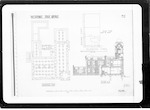 Westport Post Office, No. 1 ground and 1st floor plan, No. 2 foundtn [foundation] and blk [block] plan and section, No. 3 elevn [elevation] and section, No. 4 elevn [elevation] and section, No. 5 elevn [elevation] and section, Westport, John Anderson, scale 8 feet to 1 inch, 5 helios [heliographs] and specification