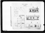 Wellsford Police Station, No. 1 police residence plan etc, No. 2 stable plan etc, No. 3 2 cell lock up plan etc, Wellsford, approved 12.9.1910, Patterson, scale 4 feet to 1 inch, 1 helio [heliograph] - Specn [specification] 26890